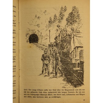 5 damaged volumes of Kriegsbücherei der deutschen Jugend. Espenlaub militaria